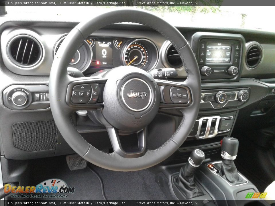 2019 Jeep Wrangler Sport 4x4 Billet Silver Metallic / Black/Heritage Tan Photo #24