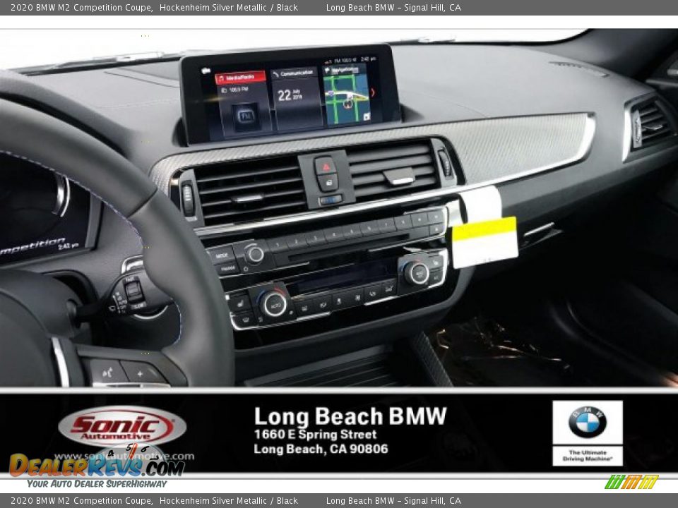 2020 BMW M2 Competition Coupe Hockenheim Silver Metallic / Black Photo #5