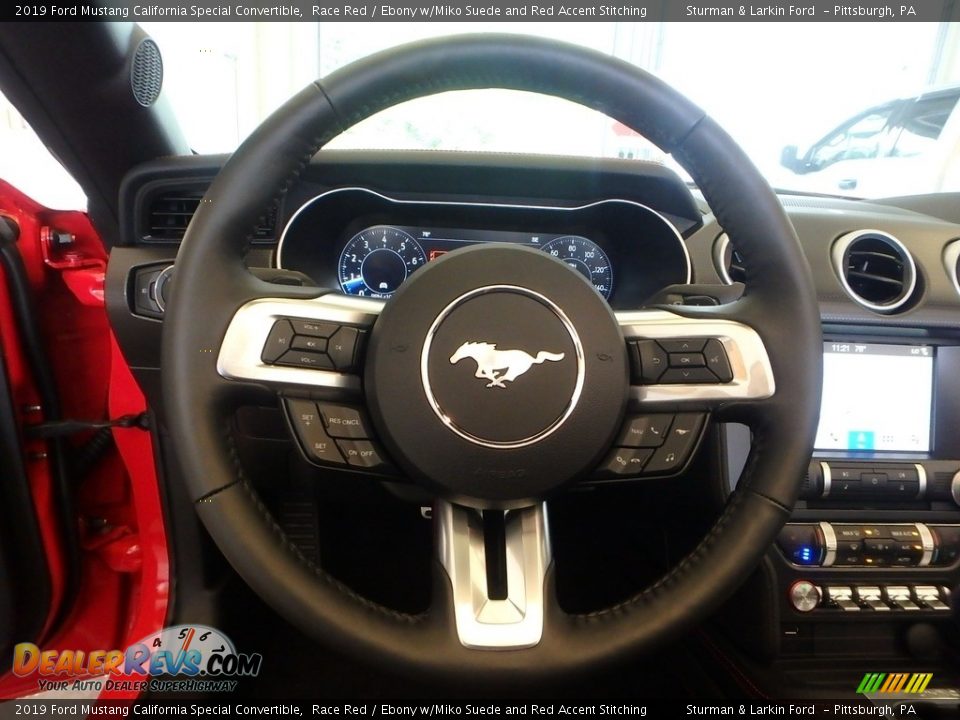2019 Ford Mustang California Special Convertible Steering Wheel Photo #14