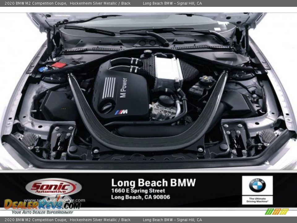 2020 BMW M2 Competition Coupe Hockenheim Silver Metallic / Black Photo #8