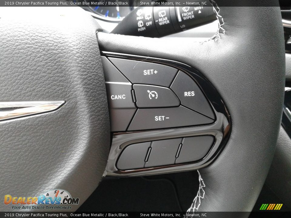 2019 Chrysler Pacifica Touring Plus Ocean Blue Metallic / Black/Black Photo #21
