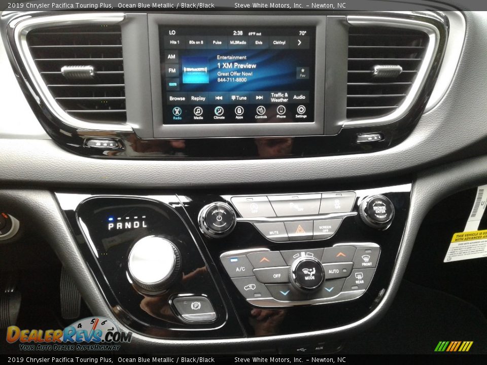 2019 Chrysler Pacifica Touring Plus Ocean Blue Metallic / Black/Black Photo #23