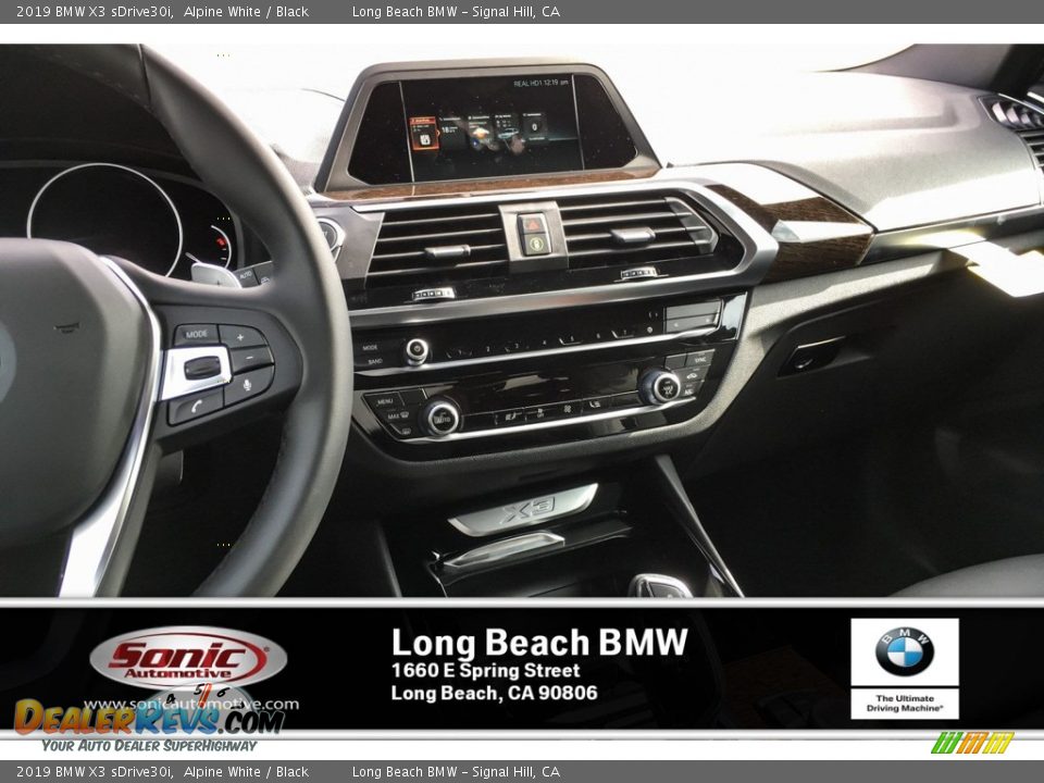 2019 BMW X3 sDrive30i Alpine White / Black Photo #6