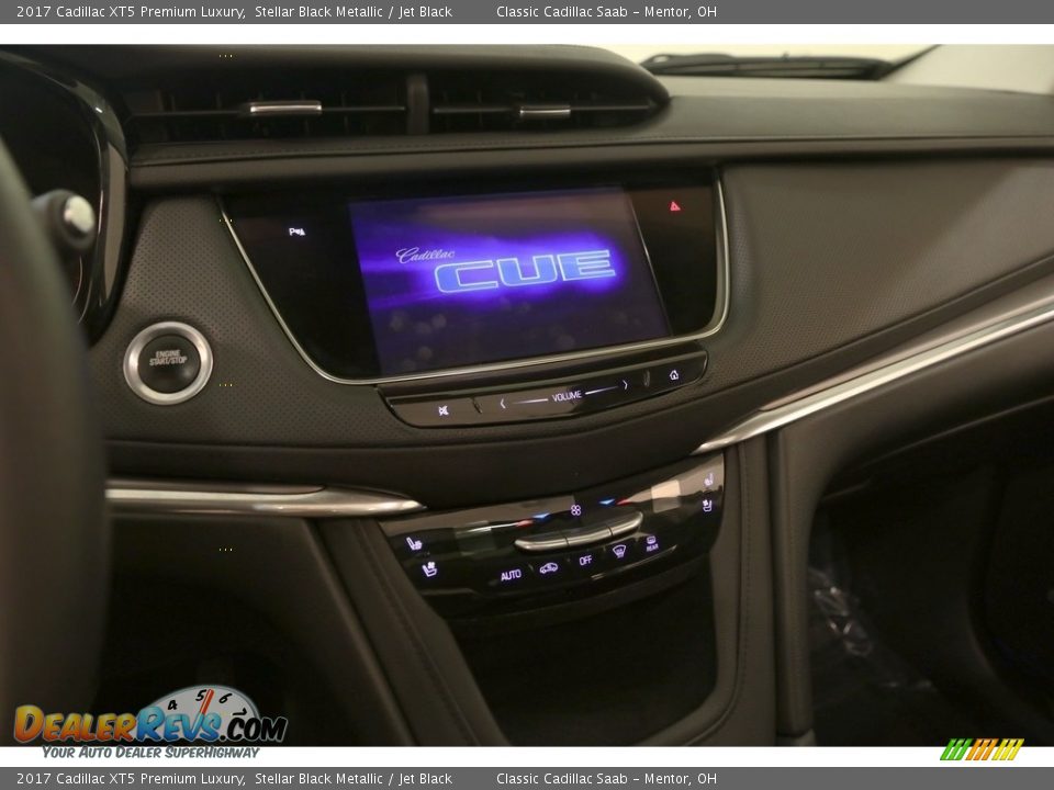 2017 Cadillac XT5 Premium Luxury Stellar Black Metallic / Jet Black Photo #8