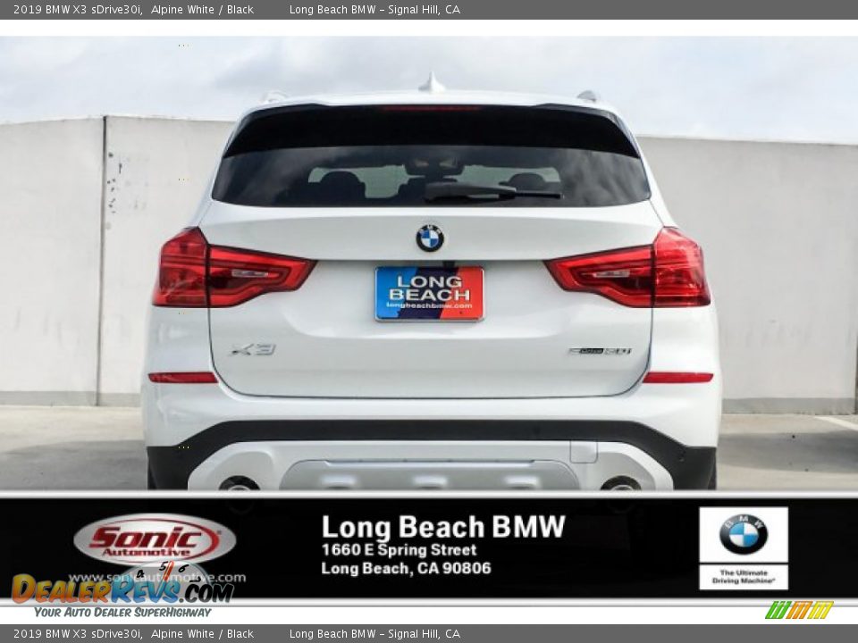 2019 BMW X3 sDrive30i Alpine White / Black Photo #3