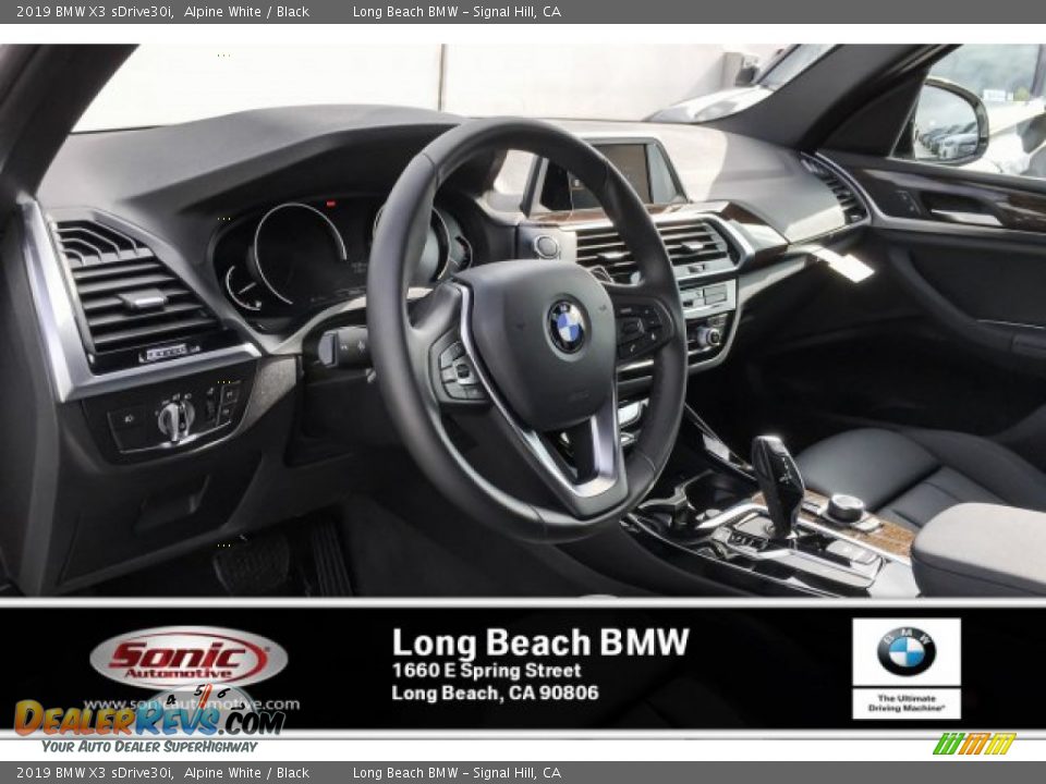 2019 BMW X3 sDrive30i Alpine White / Black Photo #4