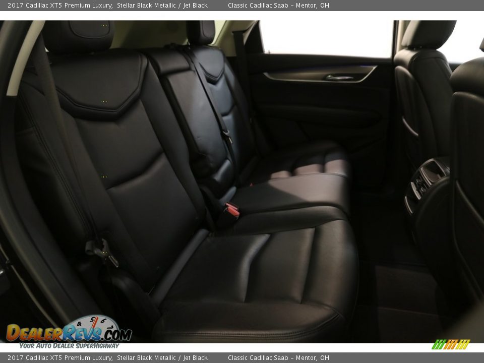 2017 Cadillac XT5 Premium Luxury Stellar Black Metallic / Jet Black Photo #19