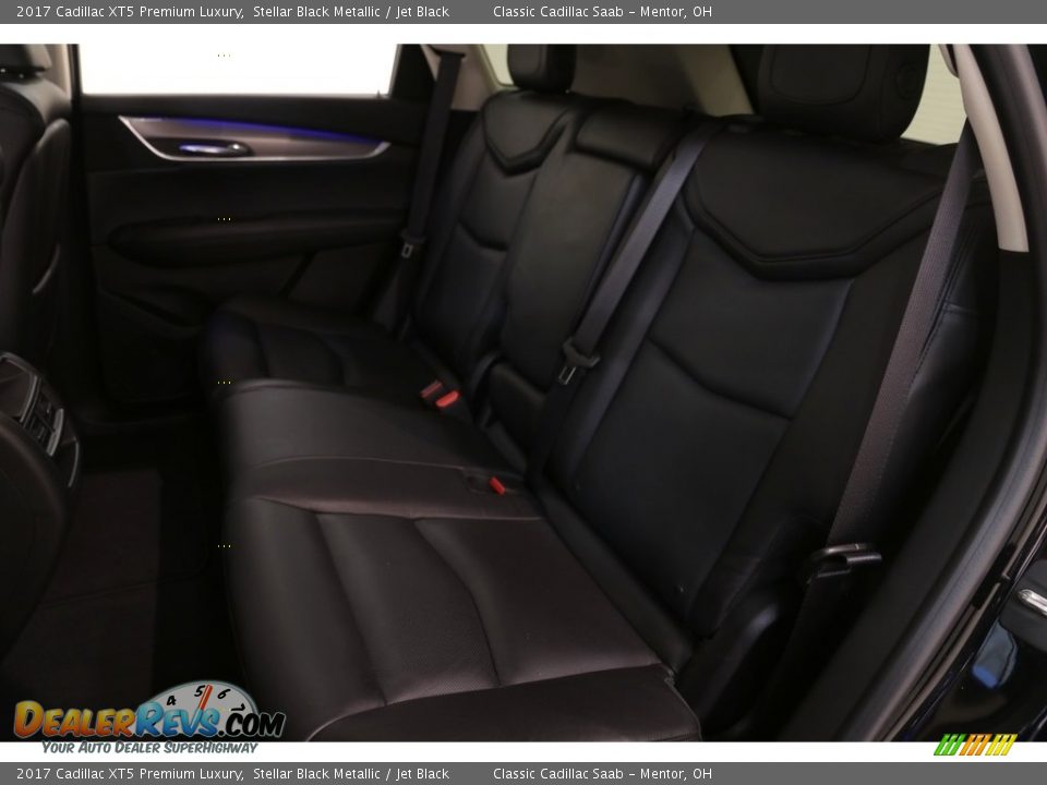 2017 Cadillac XT5 Premium Luxury Stellar Black Metallic / Jet Black Photo #20