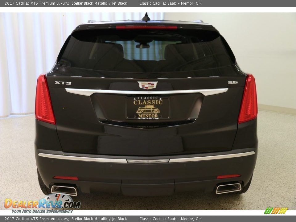 2017 Cadillac XT5 Premium Luxury Stellar Black Metallic / Jet Black Photo #21