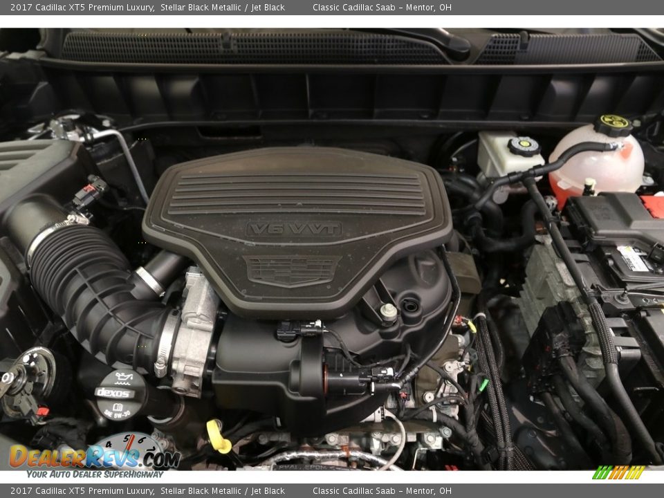 2017 Cadillac XT5 Premium Luxury Stellar Black Metallic / Jet Black Photo #22