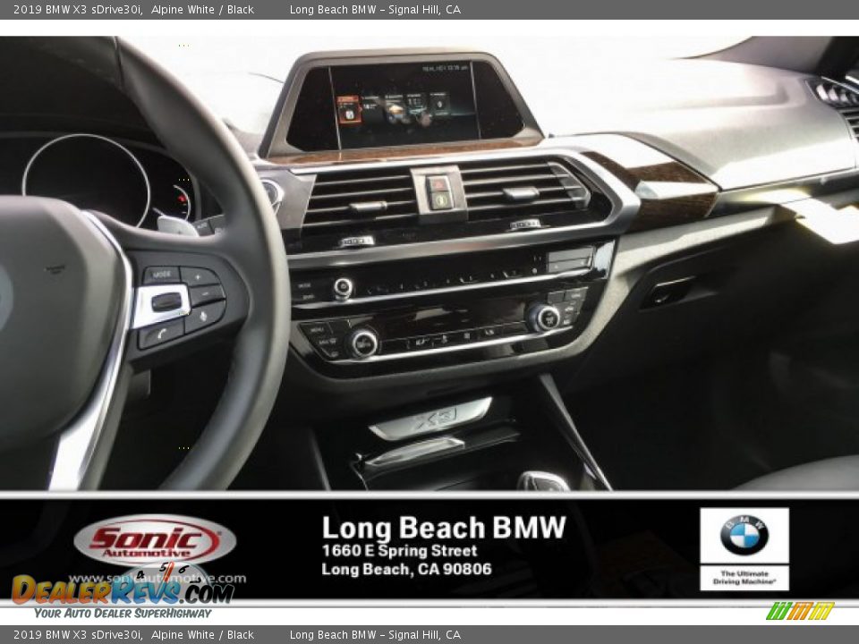 2019 BMW X3 sDrive30i Alpine White / Black Photo #6