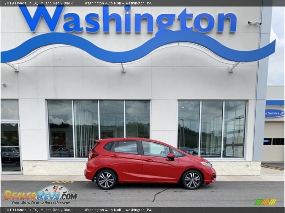 2019 Honda Fit EX Milano Red / Black Photo #1