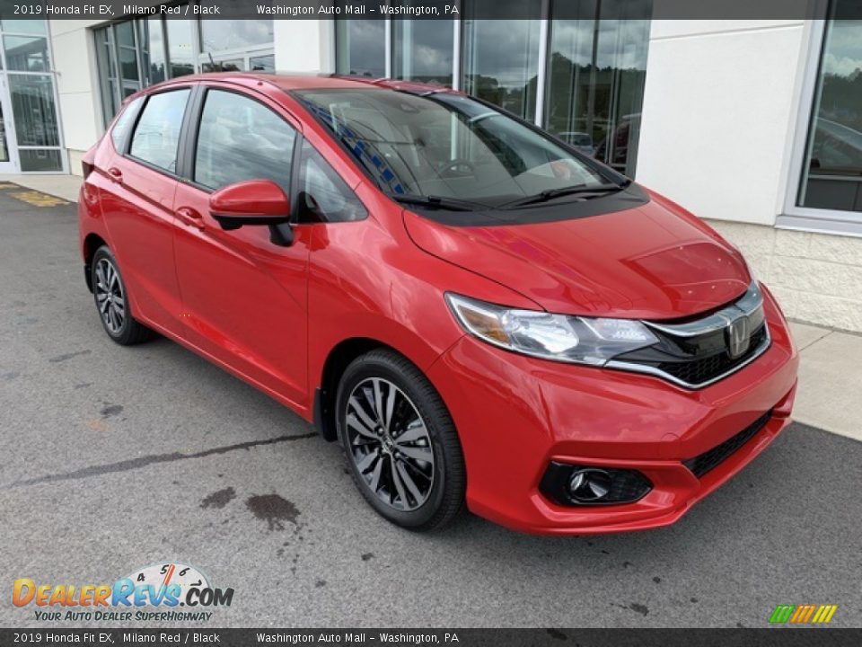 2019 Honda Fit EX Milano Red / Black Photo #2