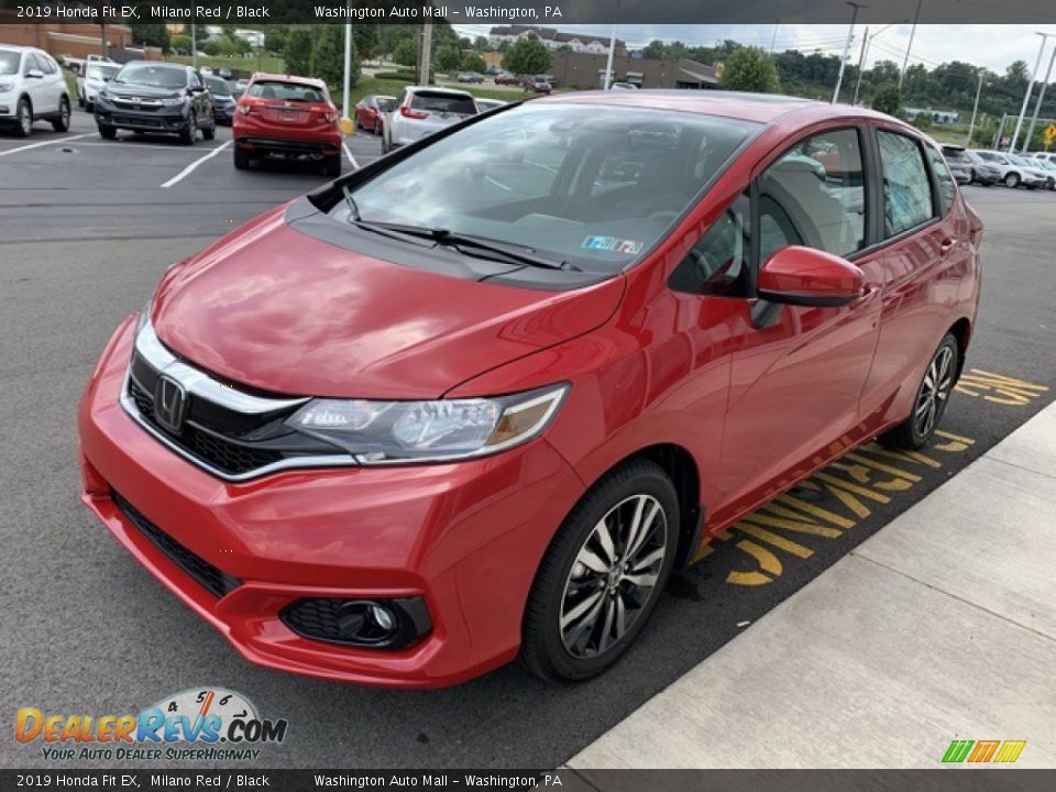 2019 Honda Fit EX Milano Red / Black Photo #4