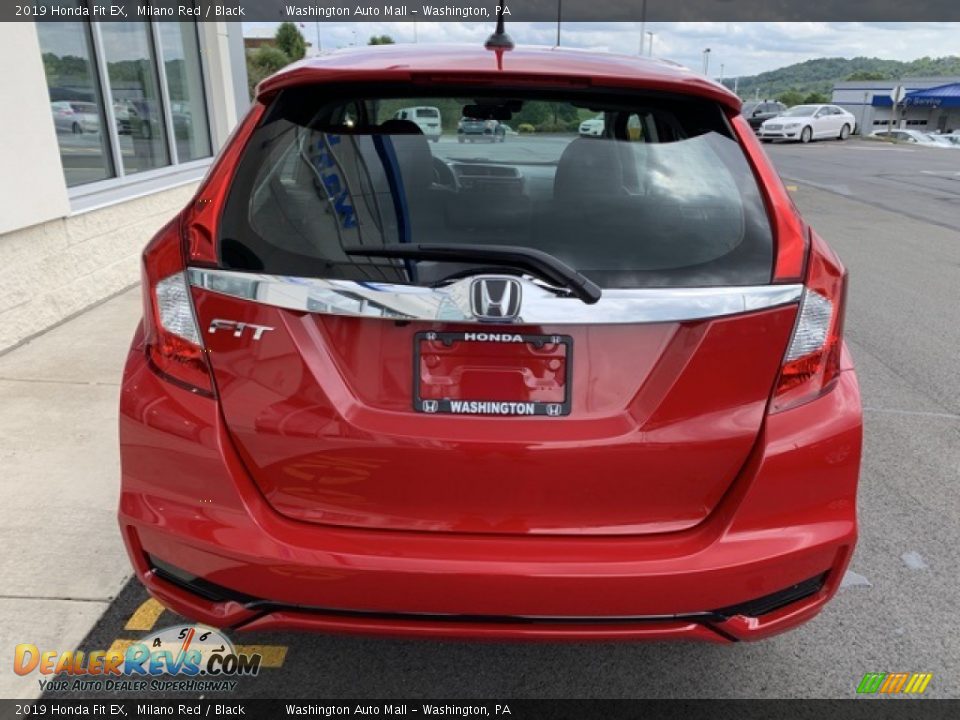 2019 Honda Fit EX Milano Red / Black Photo #6