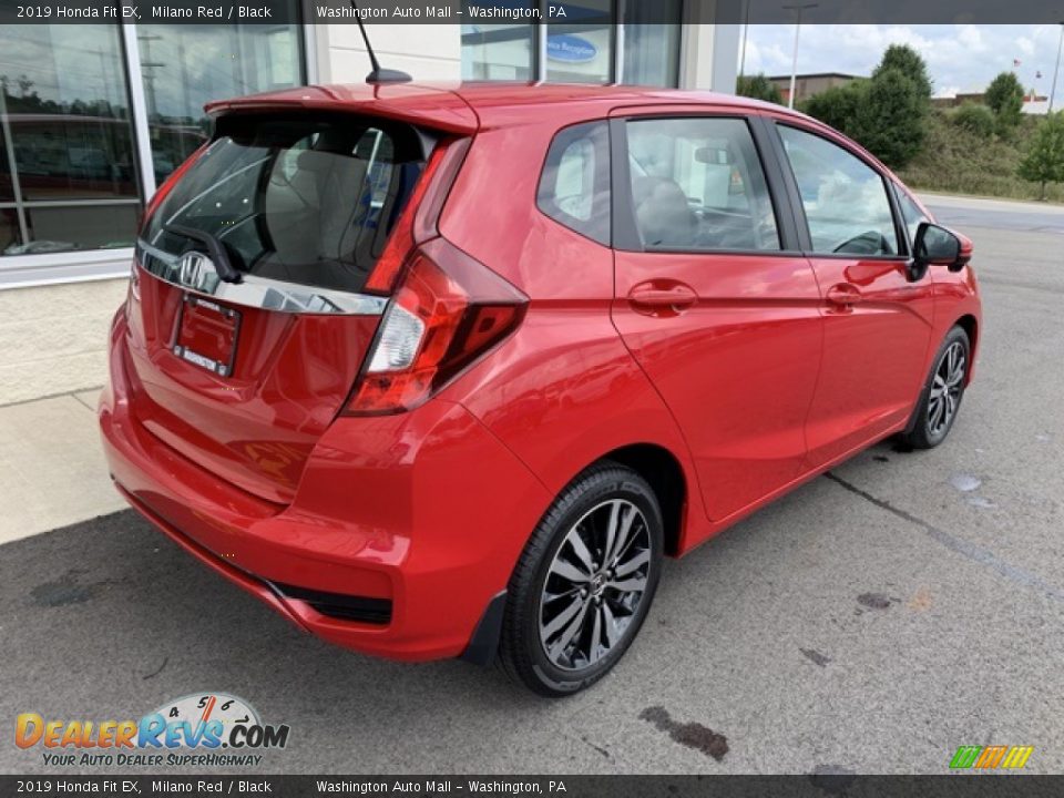 2019 Honda Fit EX Milano Red / Black Photo #7