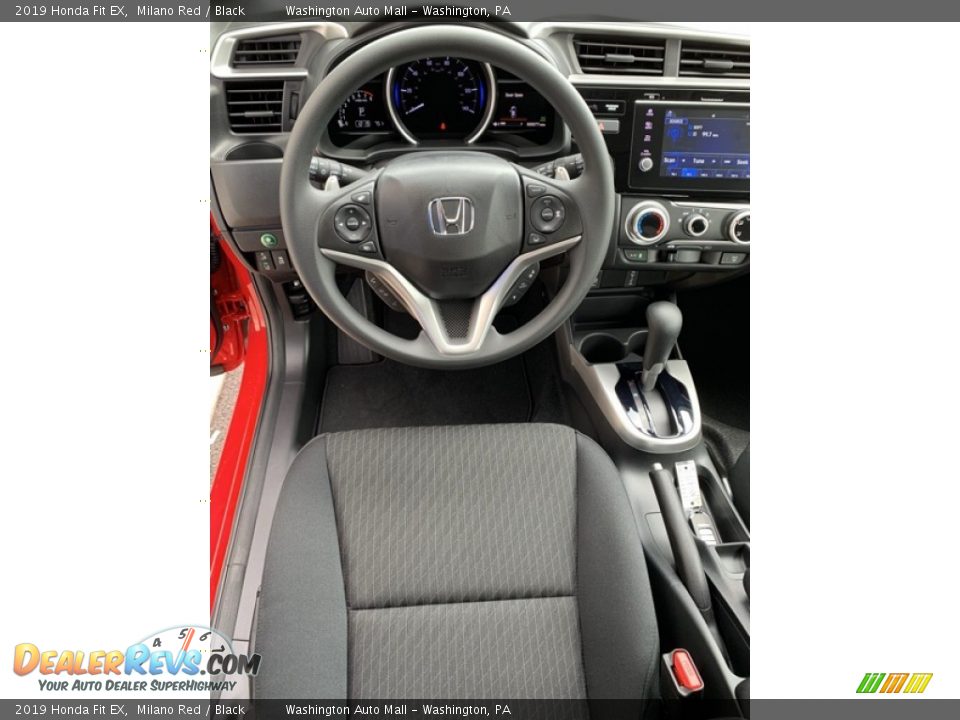 2019 Honda Fit EX Milano Red / Black Photo #13