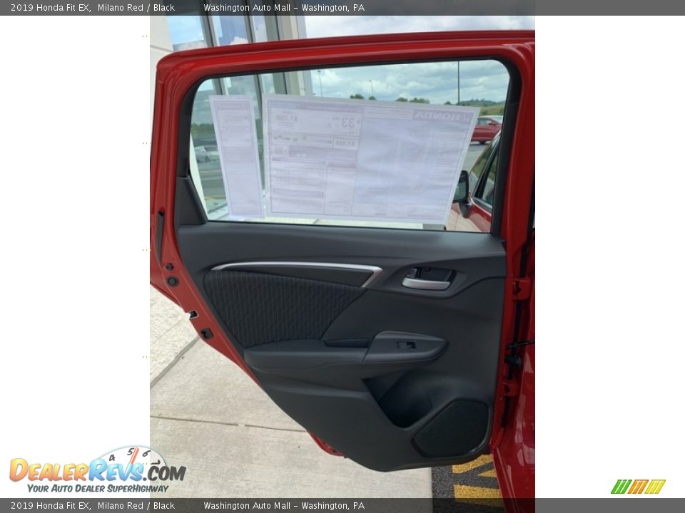 2019 Honda Fit EX Milano Red / Black Photo #16