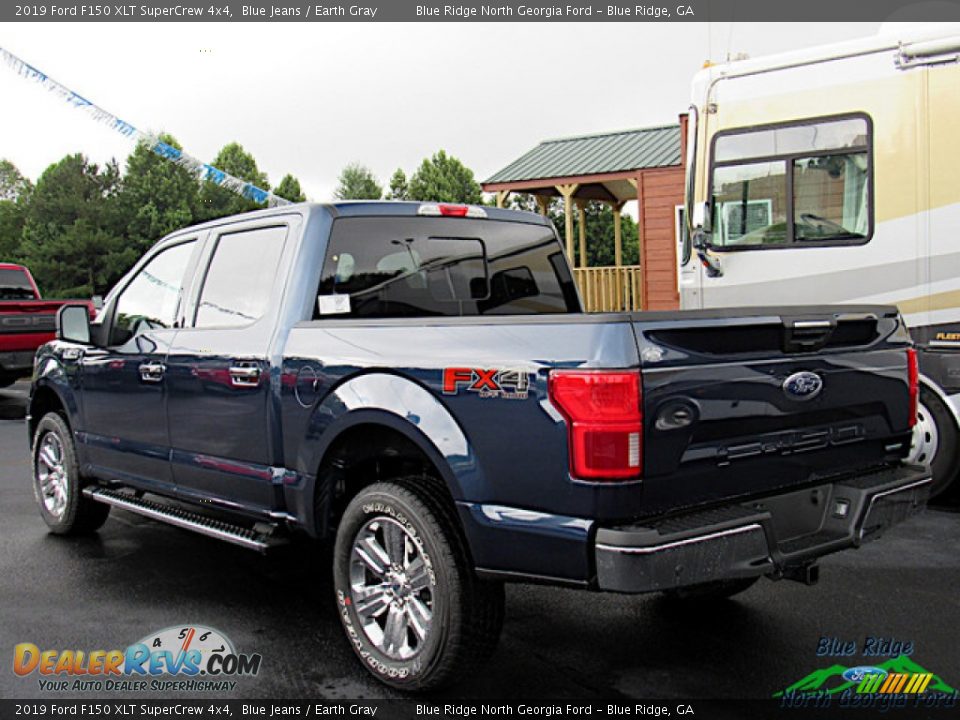 2019 Ford F150 XLT SuperCrew 4x4 Blue Jeans / Earth Gray Photo #3