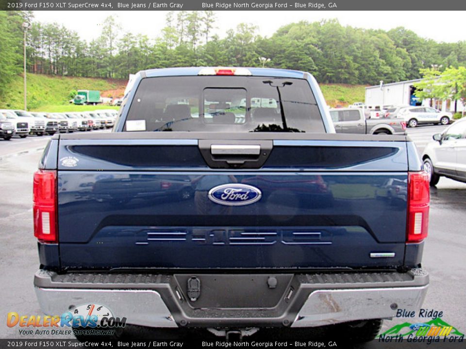 2019 Ford F150 XLT SuperCrew 4x4 Blue Jeans / Earth Gray Photo #4