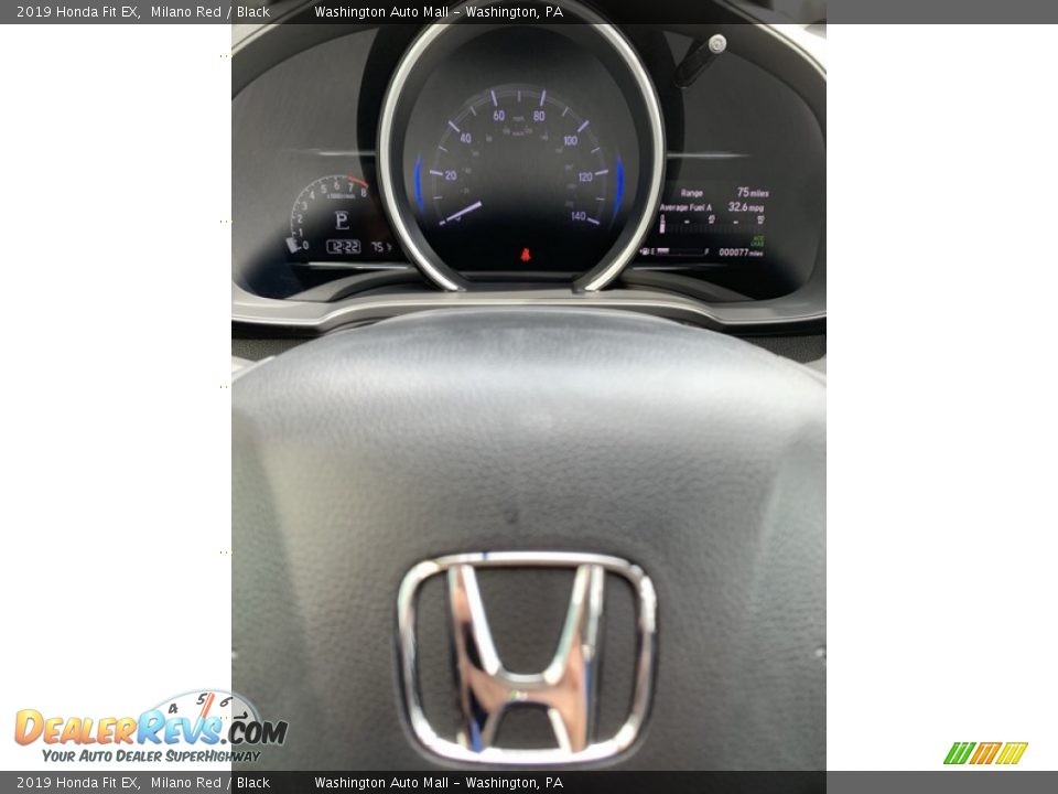 2019 Honda Fit EX Milano Red / Black Photo #30