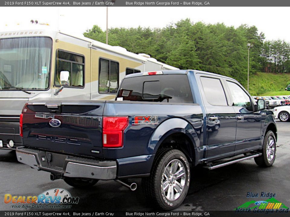 2019 Ford F150 XLT SuperCrew 4x4 Blue Jeans / Earth Gray Photo #5