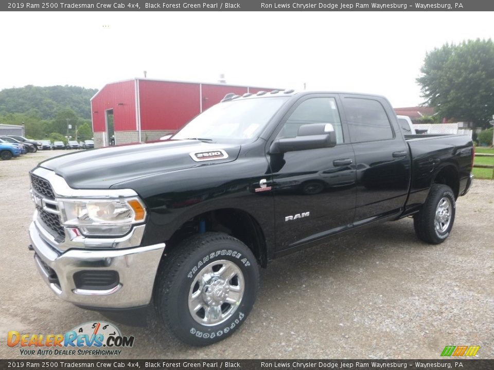 2019 Ram 2500 Tradesman Crew Cab 4x4 Black Forest Green Pearl / Black Photo #1