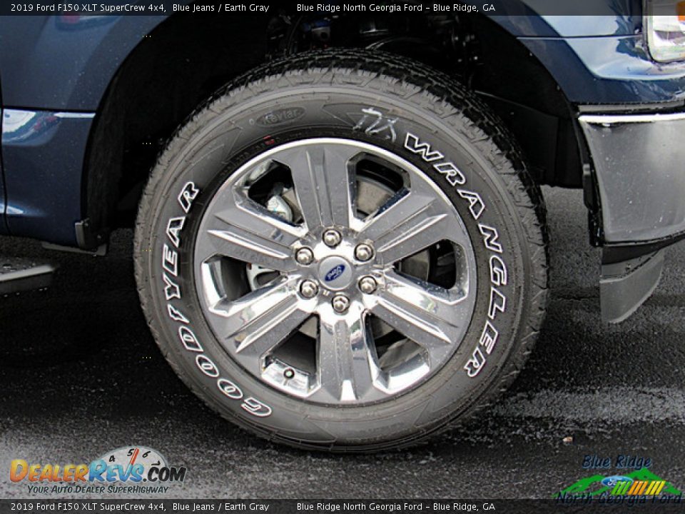 2019 Ford F150 XLT SuperCrew 4x4 Blue Jeans / Earth Gray Photo #9