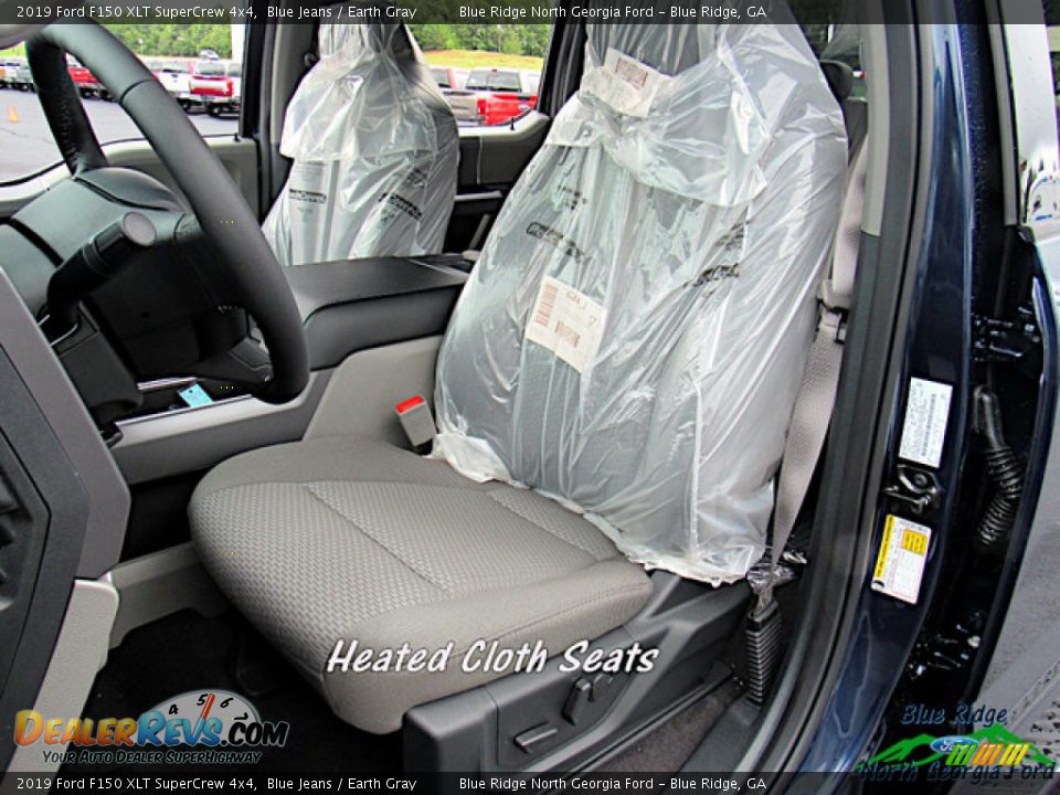 2019 Ford F150 XLT SuperCrew 4x4 Blue Jeans / Earth Gray Photo #10