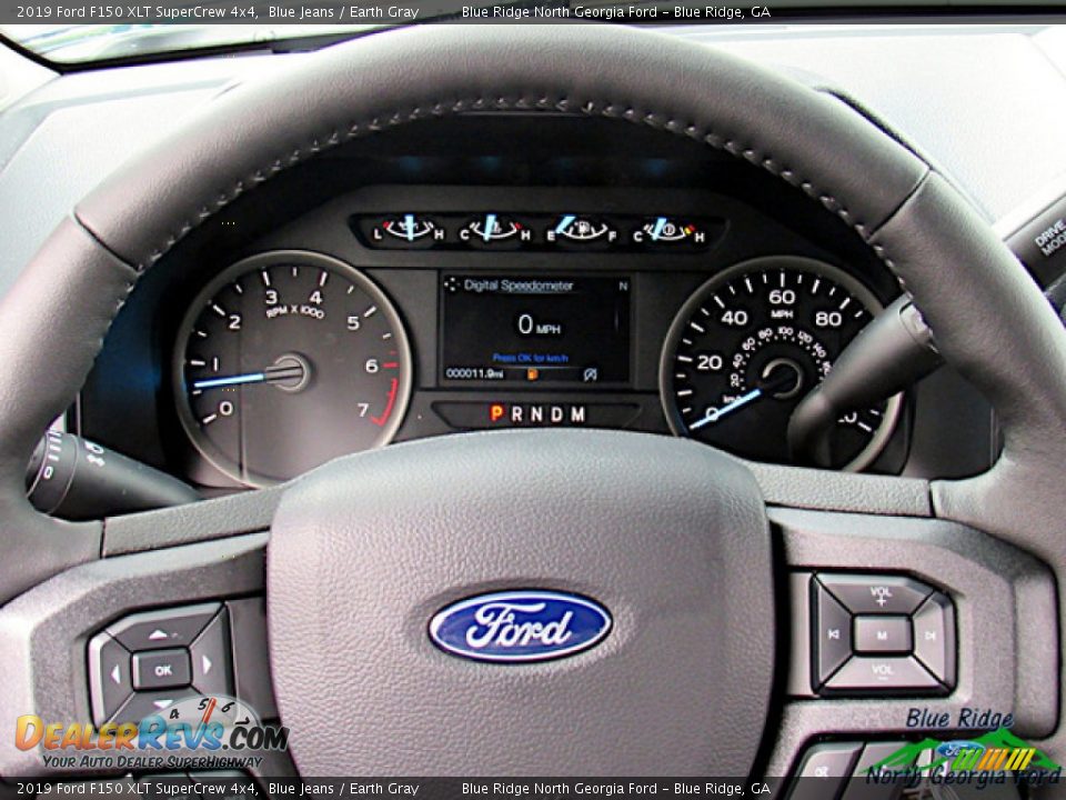 2019 Ford F150 XLT SuperCrew 4x4 Blue Jeans / Earth Gray Photo #14