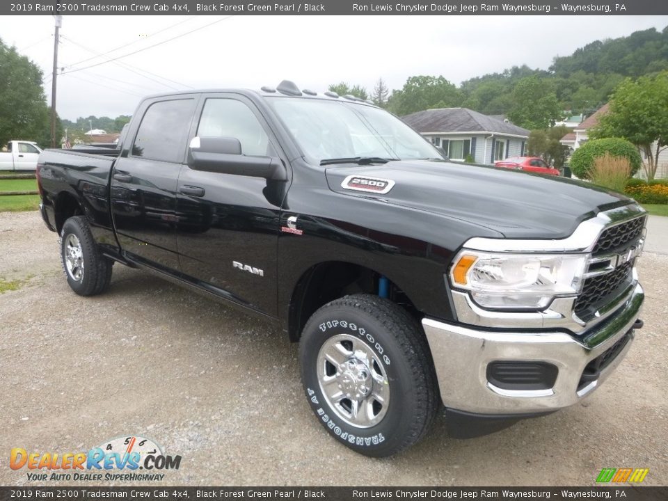 2019 Ram 2500 Tradesman Crew Cab 4x4 Black Forest Green Pearl / Black Photo #7