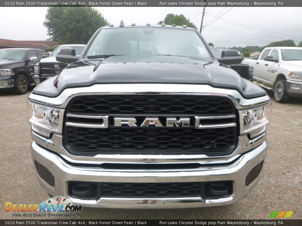 2019 Ram 2500 Tradesman Crew Cab 4x4 Black Forest Green Pearl / Black Photo #8