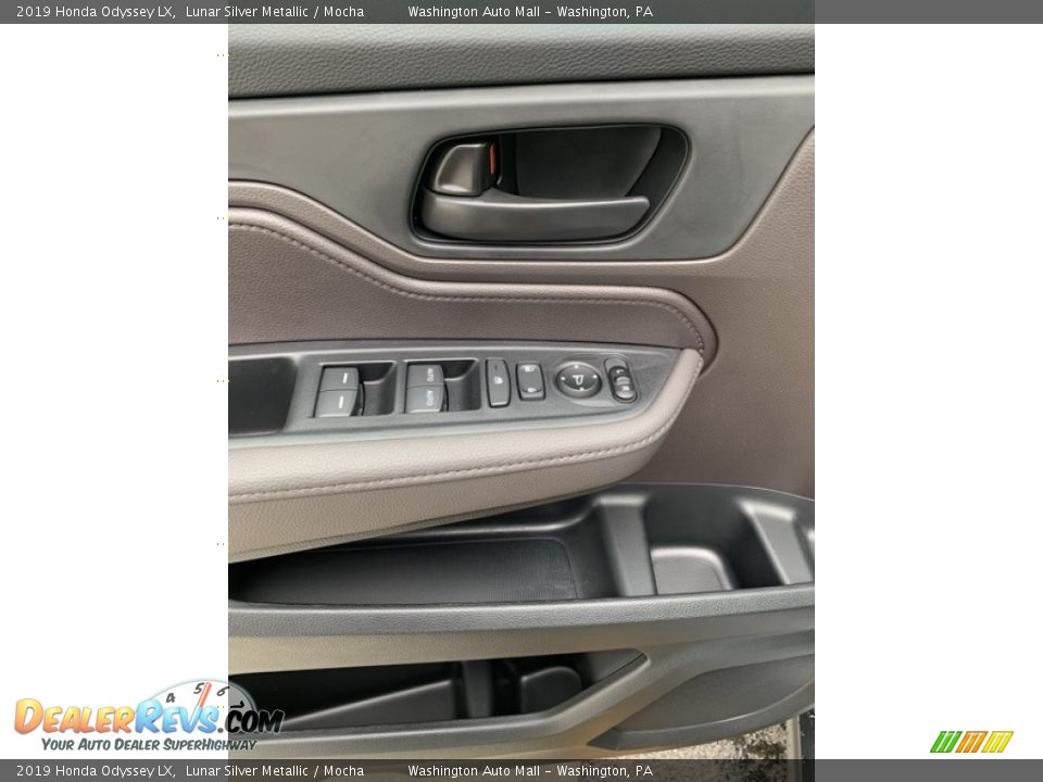 2019 Honda Odyssey LX Lunar Silver Metallic / Mocha Photo #11