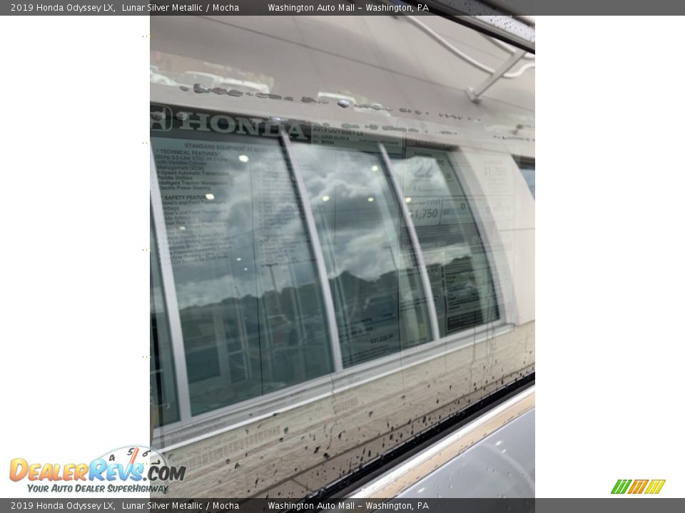 2019 Honda Odyssey LX Lunar Silver Metallic / Mocha Photo #15