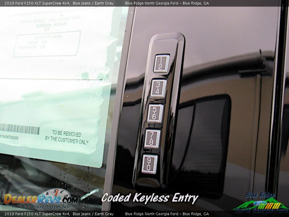 2019 Ford F150 XLT SuperCrew 4x4 Blue Jeans / Earth Gray Photo #22