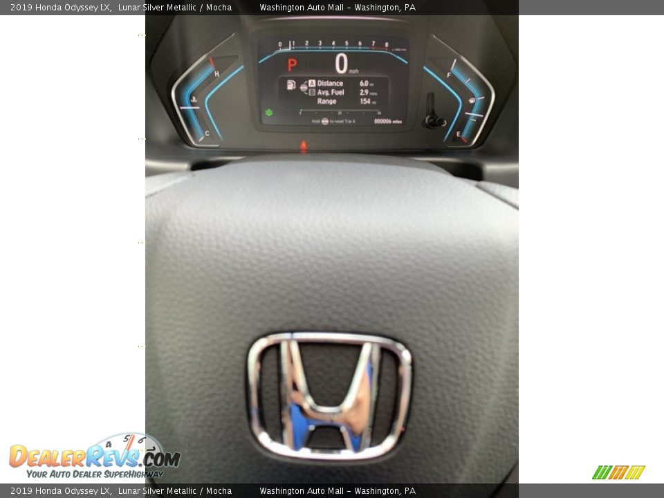 2019 Honda Odyssey LX Lunar Silver Metallic / Mocha Photo #29