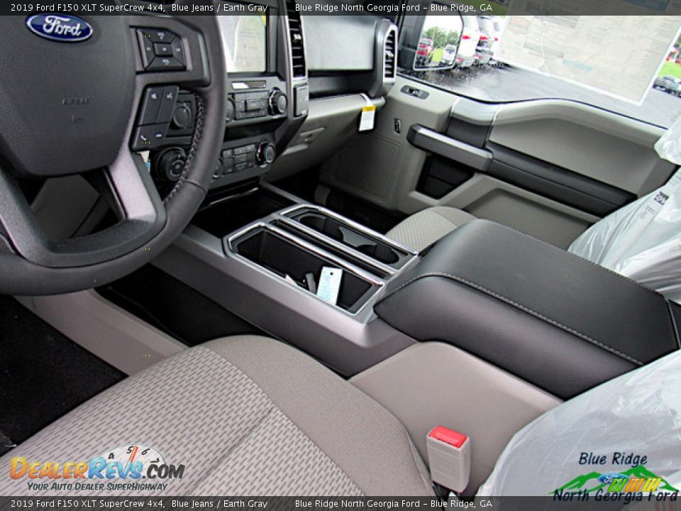 2019 Ford F150 XLT SuperCrew 4x4 Blue Jeans / Earth Gray Photo #25