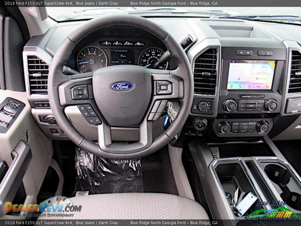 2019 Ford F150 XLT SuperCrew 4x4 Blue Jeans / Earth Gray Photo #26