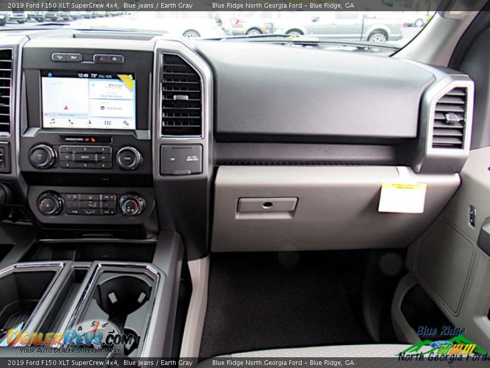2019 Ford F150 XLT SuperCrew 4x4 Blue Jeans / Earth Gray Photo #28