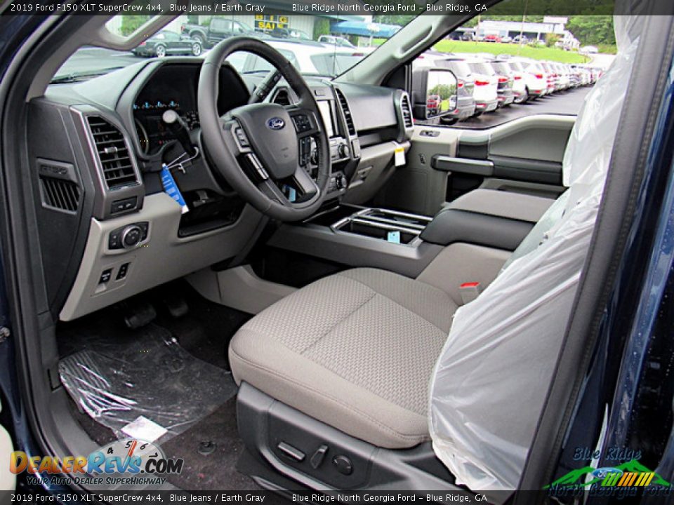 2019 Ford F150 XLT SuperCrew 4x4 Blue Jeans / Earth Gray Photo #31