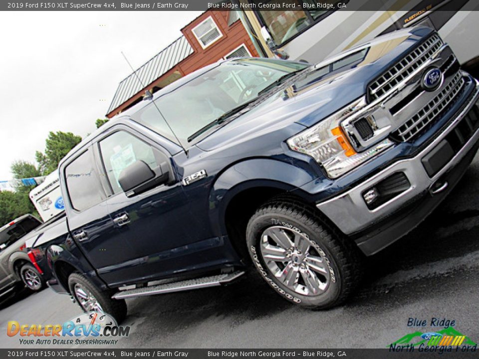 2019 Ford F150 XLT SuperCrew 4x4 Blue Jeans / Earth Gray Photo #35