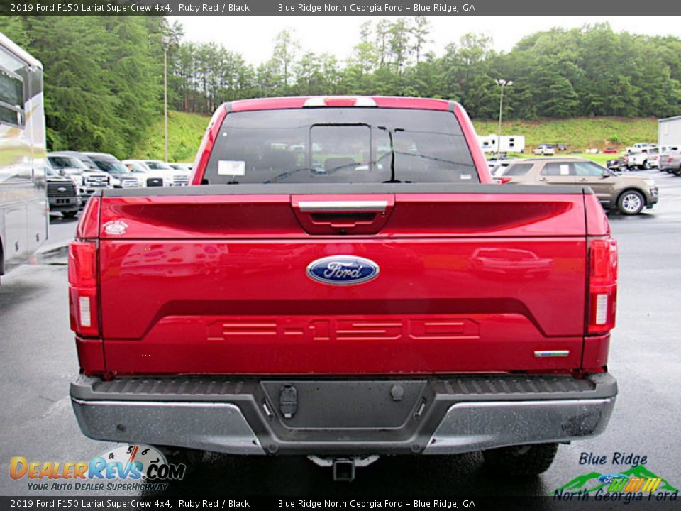 2019 Ford F150 Lariat SuperCrew 4x4 Ruby Red / Black Photo #5