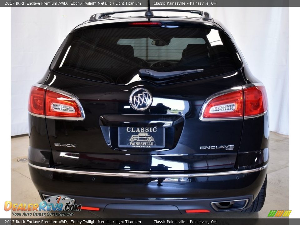 2017 Buick Enclave Premium AWD Ebony Twilight Metallic / Light Titanium Photo #3