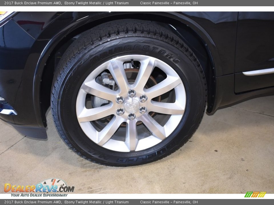 2017 Buick Enclave Premium AWD Ebony Twilight Metallic / Light Titanium Photo #5