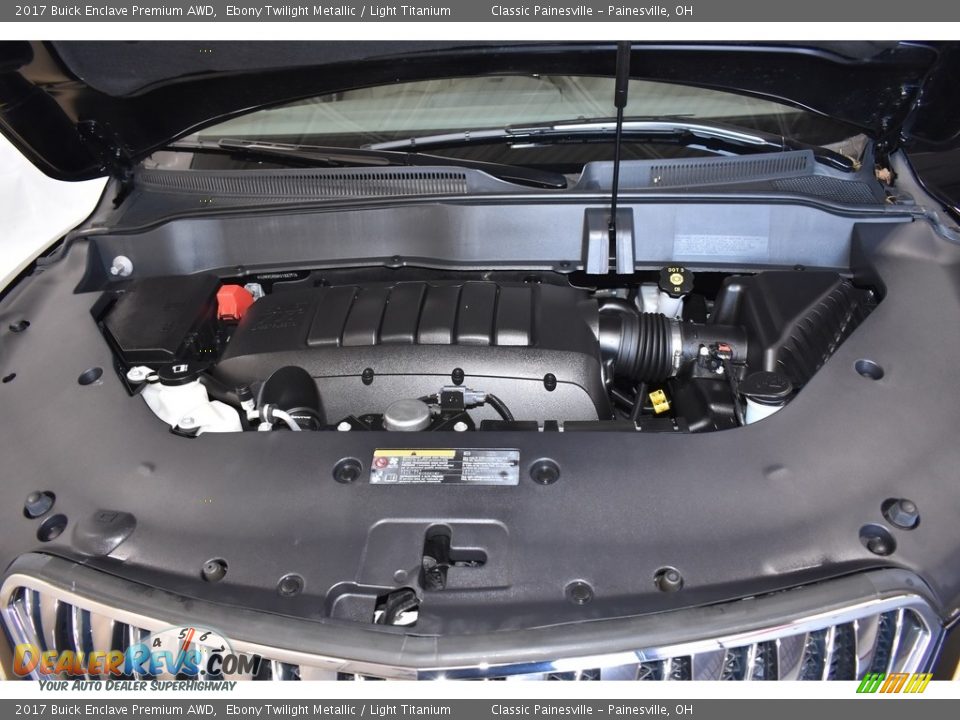 2017 Buick Enclave Premium AWD Ebony Twilight Metallic / Light Titanium Photo #6