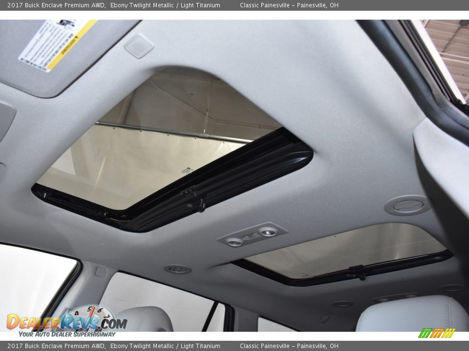 2017 Buick Enclave Premium AWD Ebony Twilight Metallic / Light Titanium Photo #7