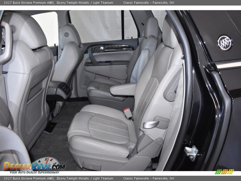 2017 Buick Enclave Premium AWD Ebony Twilight Metallic / Light Titanium Photo #9