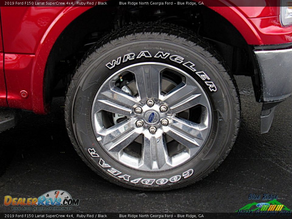 2019 Ford F150 Lariat SuperCrew 4x4 Ruby Red / Black Photo #9