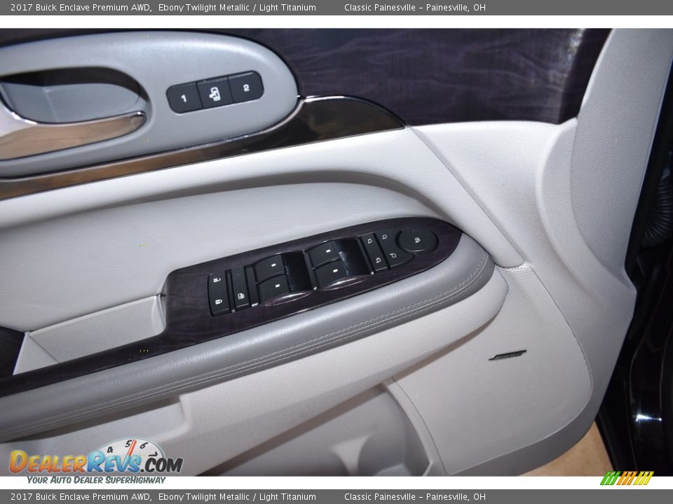 2017 Buick Enclave Premium AWD Ebony Twilight Metallic / Light Titanium Photo #12
