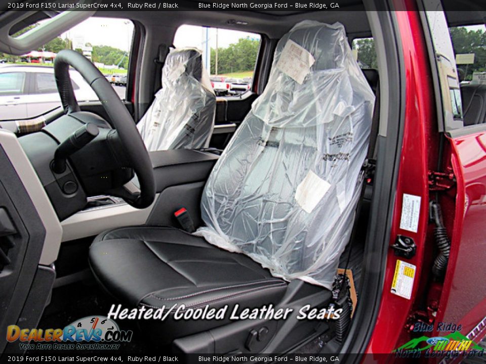 2019 Ford F150 Lariat SuperCrew 4x4 Ruby Red / Black Photo #10